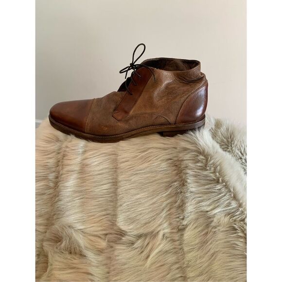 SINGLE LEFT SHOE ONLY Amputee Cole Haan Vincenti Cap Toe Boot Size 12 - Picture 1 of 8